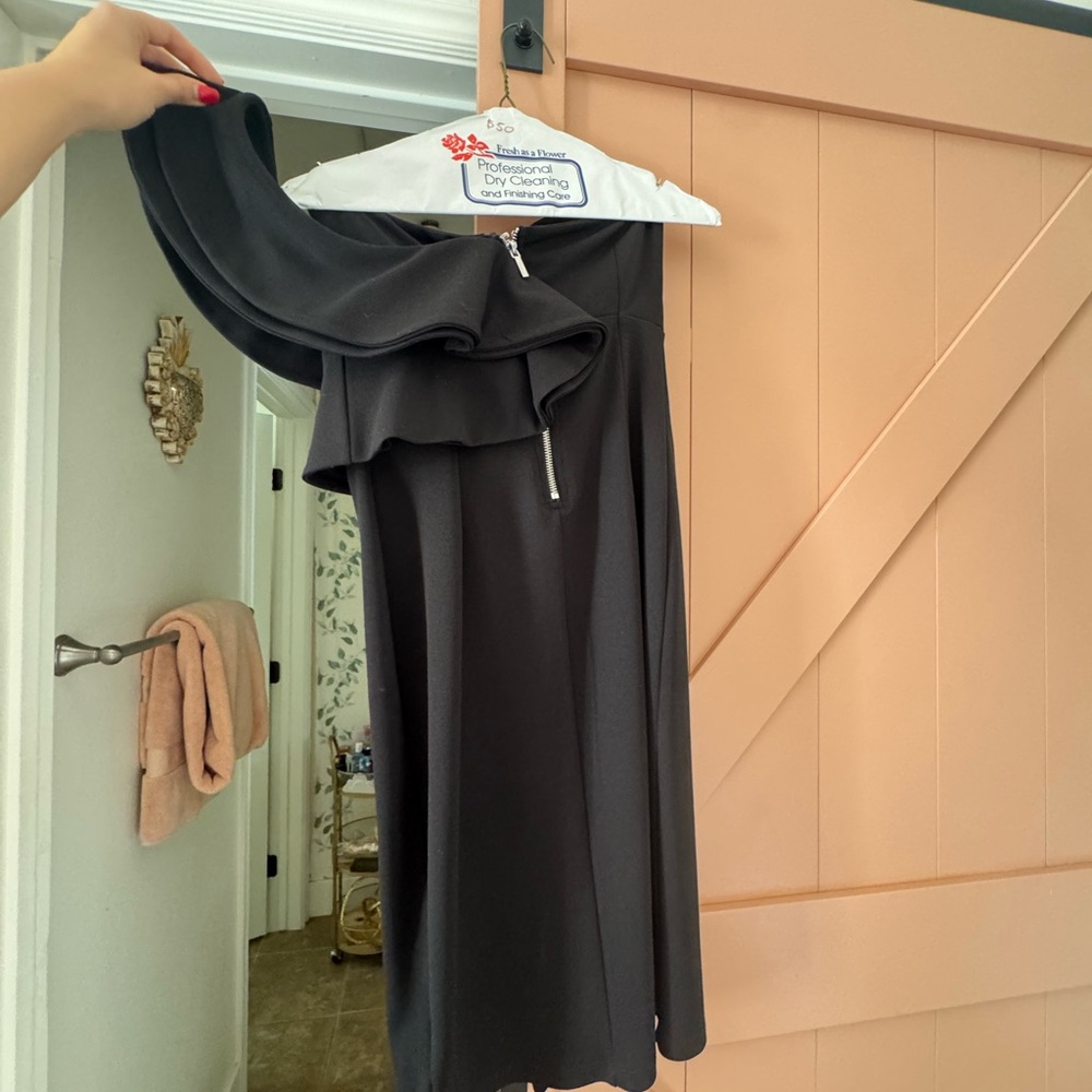 BEBÉ STRAPLESS BLACK DRESS - Picture 4 of 6
